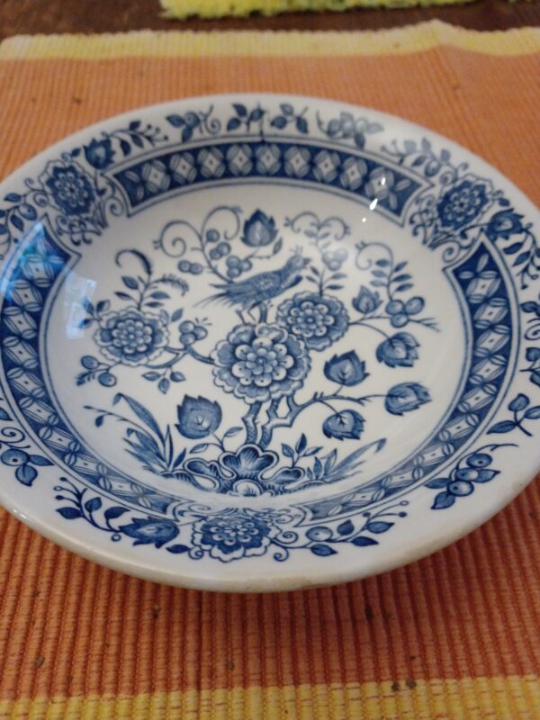 Coupelle décor bleu