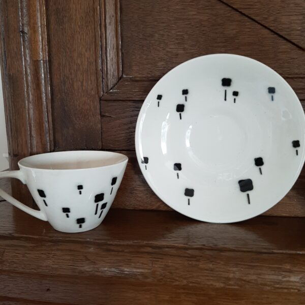 Tasses et sous-tasses DRIEMOLLEN de BOCH – Image 3