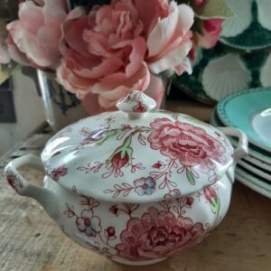 Sucrier fleuri anglais