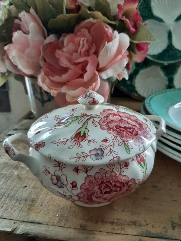 Sucrier fleuri anglais