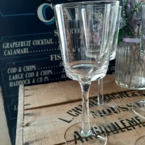Lots de 4 verres modernes