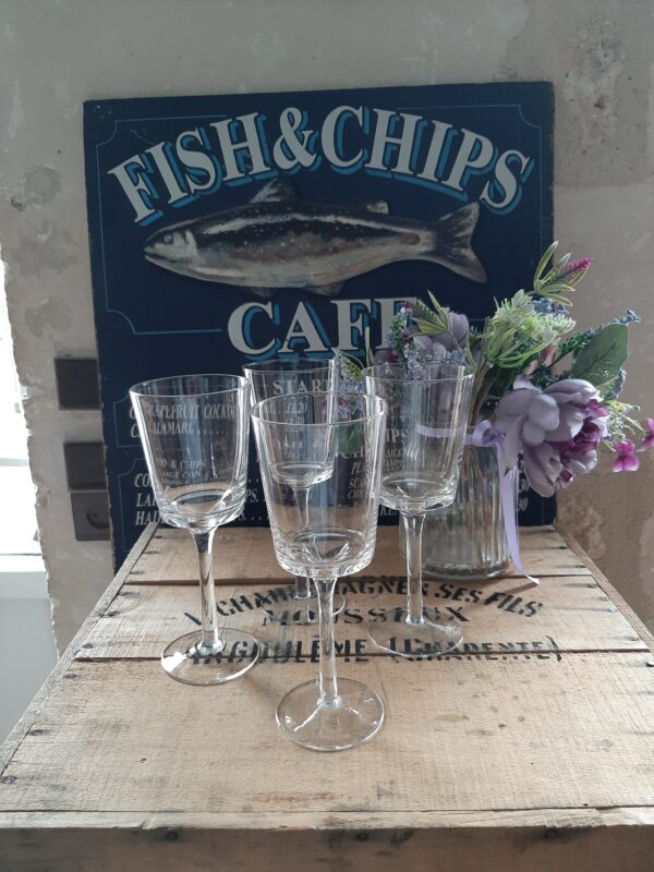 Lots de 4 verres modernes – Image 2