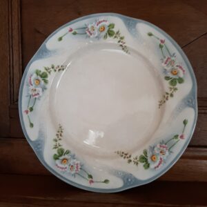 Assiette NIMY décor fleuri