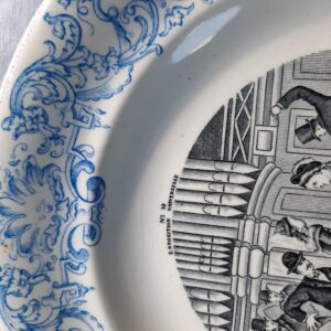 Lot de 2 assiettes parlantes GIEN