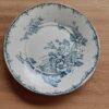 Assiette de la manufacture LUNEVILLE modèle Champêtre