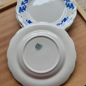Assiettes BOCH bleues
