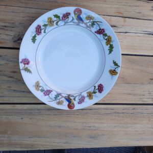 Assiette( GM) Limoges décor perroquet