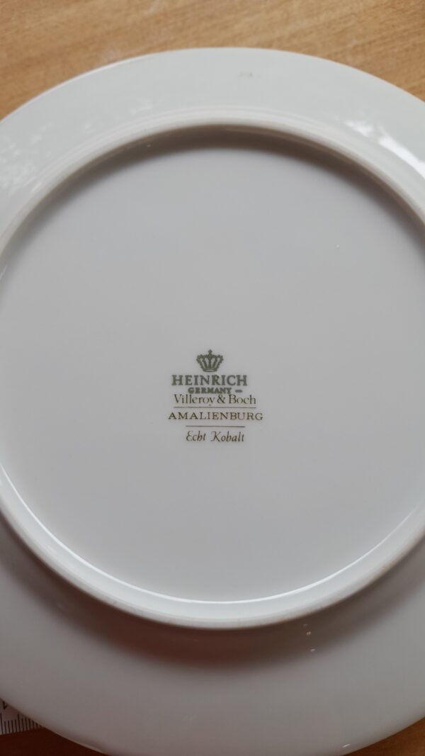 Assiette VILLEROY ET BOCH BLEUE – Image 3