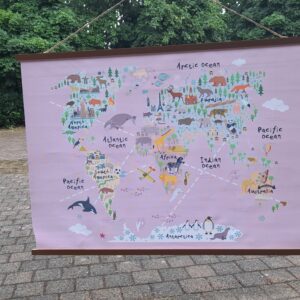 Carte du monde pour enfant