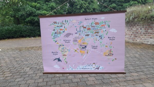 Carte du monde pour enfant