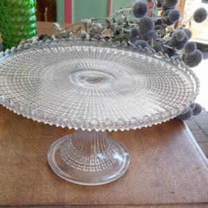 Plateau à tarte pied Art déco