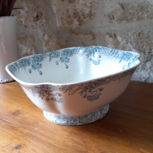 Plat carré  LONGCHAMP CERES motif pavot bleu