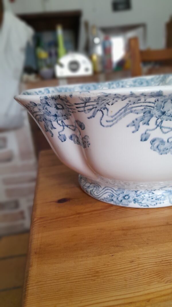 Plat carré  LONGCHAMP CERES motif pavot bleu – Image 2