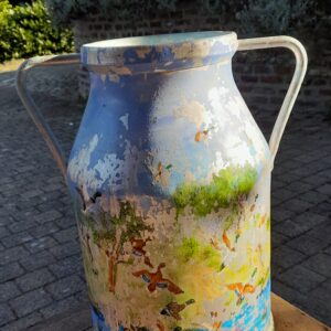 Cruche à lait décorée