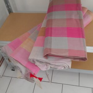 Tissu indien MADRAS carreau 10 cm