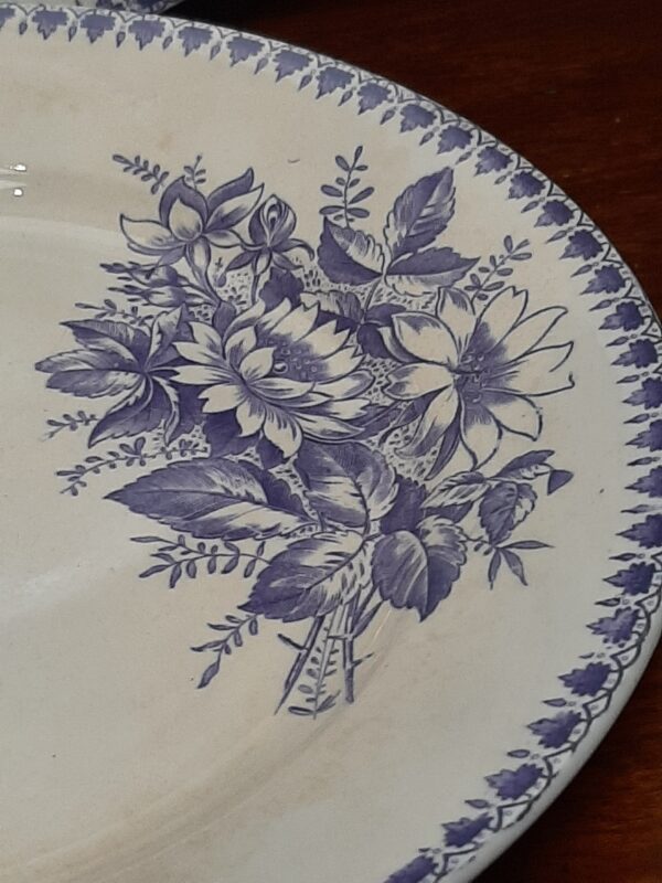 Assiette CILLA motif bleu