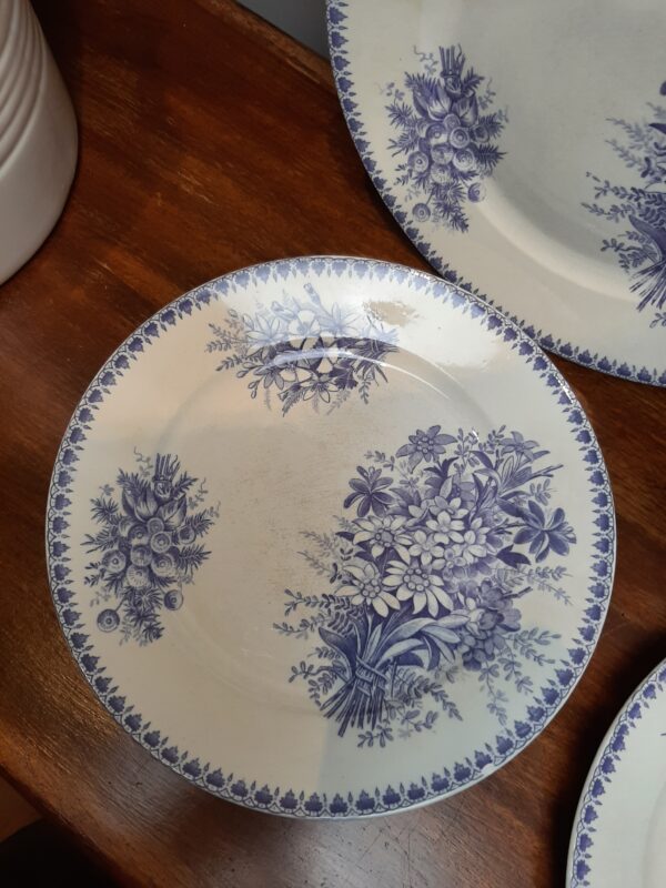 Assiette CILLA motif bleu – Image 2