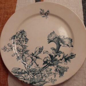 Assiette plate PETUNIA manufacture BFK