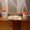 Plateau fleuri vintage – Image 2