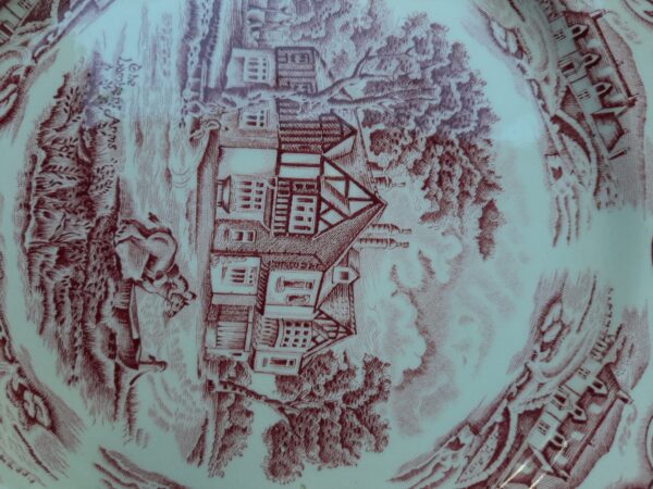 Assiette anglaise rouge – Image 2