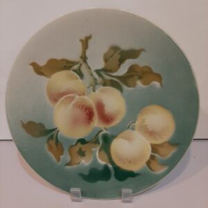 Assiette polychrome Saint Amand déposé  HAMAGE