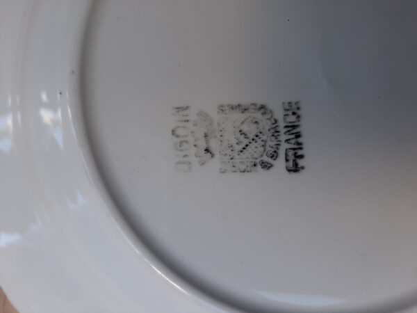 Assiette creuse jaune DIGUOIN – Image 3