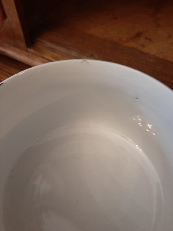 Grande tasse et sous/tasse Fleur de Lys  SARREGUEMINE – Image 4