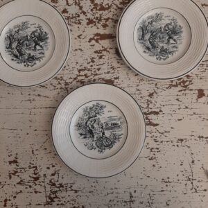 Assiette Diguoin "Les mois " Mars"