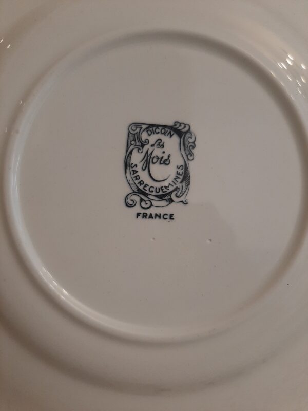 Assiette Diguoin "Les mois " Février – Image 3