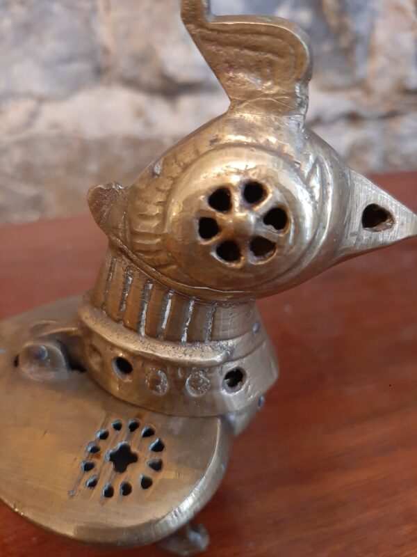 Bruleur ancien d'encens en laiton – Image 2