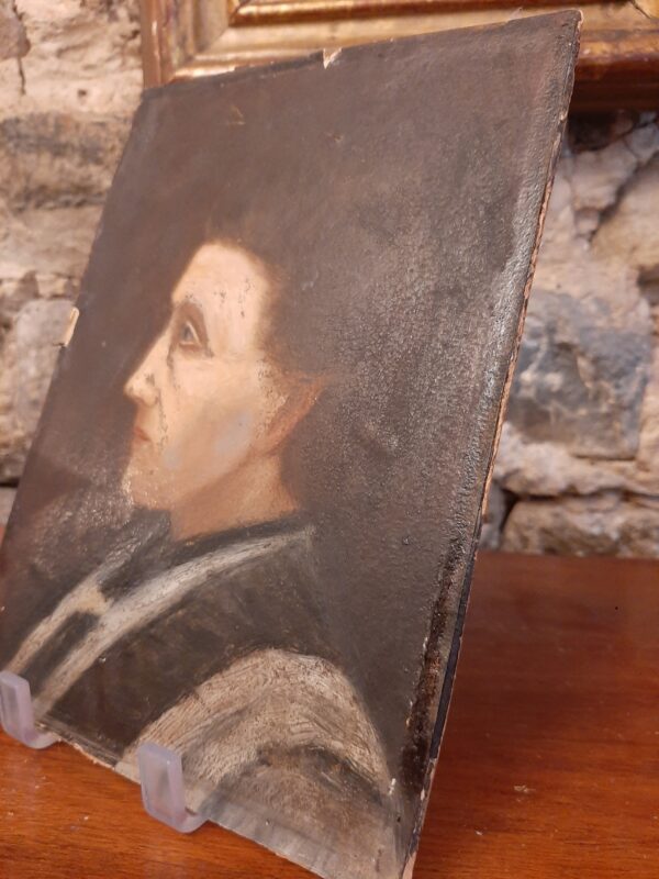 Peinture féminine sur carton – Image 2
