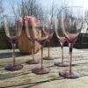 Verres à vin colorés