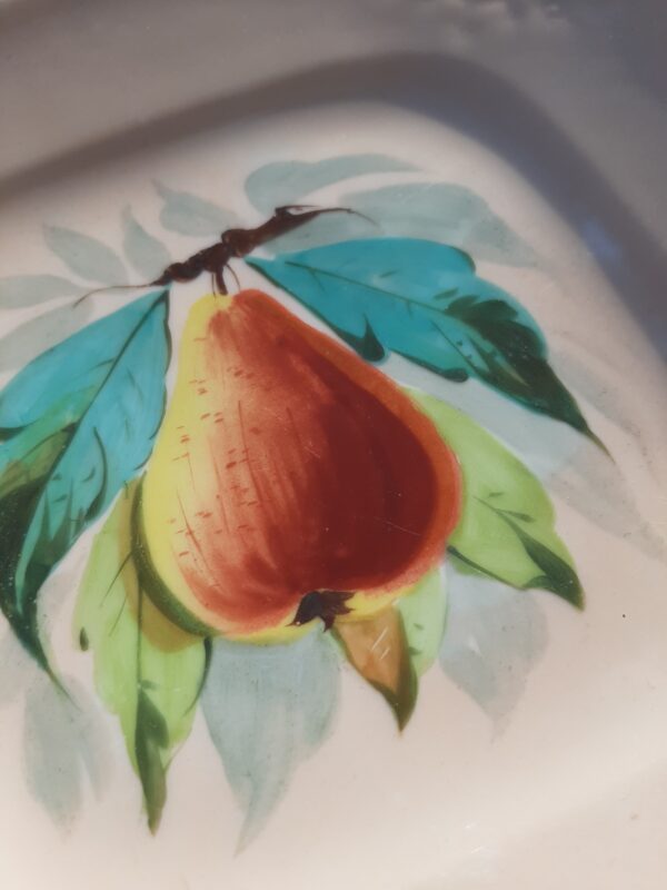 Assiettes anciennes décor fruit – Image 3