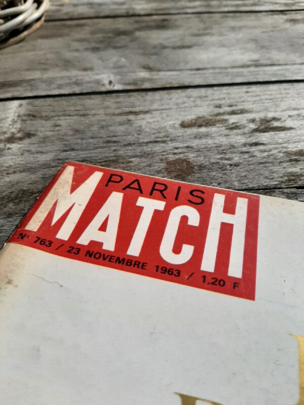 PARIS MATCH N*763 23/11/63