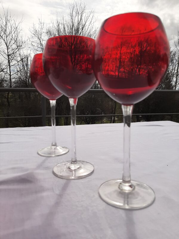 Lot de 3 verres à vin – Image 3