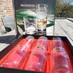 verres à soft Cristal d'Arques